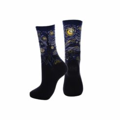 Alternative view of SOC016 Art Socks - Starry Night