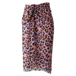 SAR003 Sarong - Playful Leopard