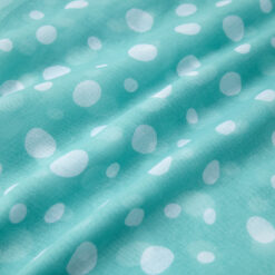 Alternative view of SCA064 Scarf, Abstract Spots - Turquoise