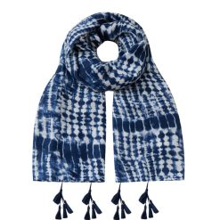 SCA270 Scarf, Tie Dye - Blue