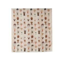 Alternative view of SCA264BE Scarf, Dog Squad - Beige
