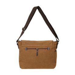 Alternative view of BAGE046 Canvas Messenger Bag - Brown