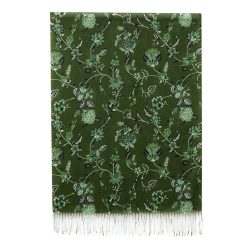 Alternative view of SCA539 Scarf, Green Floral