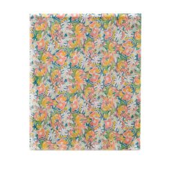 Alternative view of SCA549 Scarf, Abstract Orange Flowers