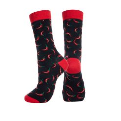 Alternative view of SOC044 Socks - Chili Peppers